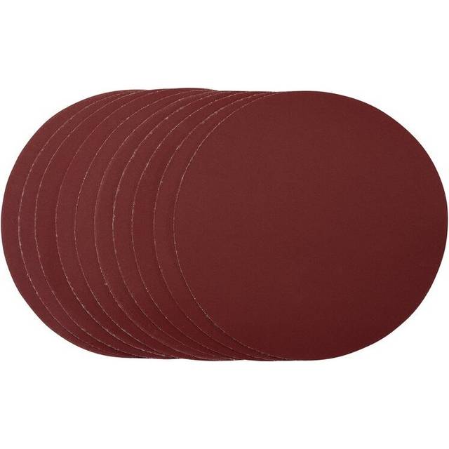 Draper 63797 Sanding Discs, 180mm, Hook & Loop, 400 Grit, (Pack of 10)