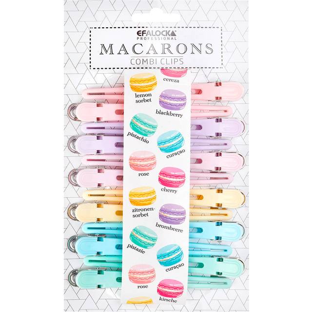 Efalock Macarons Combi Clip 12-pack