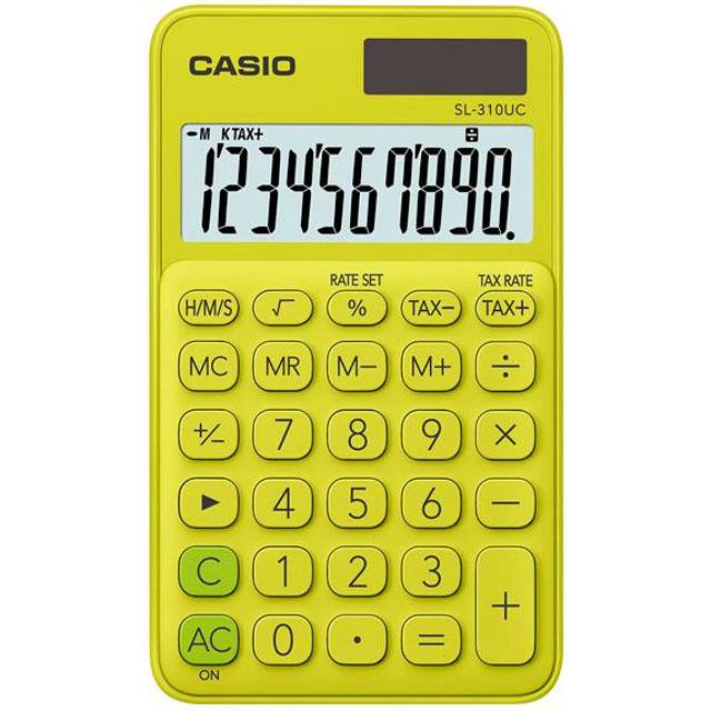 Casio SL-310UC Handheld Calculator Pink