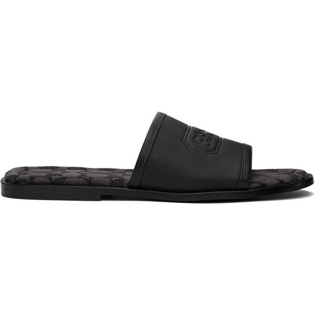 Coach 1941 Black Signature Jacquard Sandals - BLACK - US 7