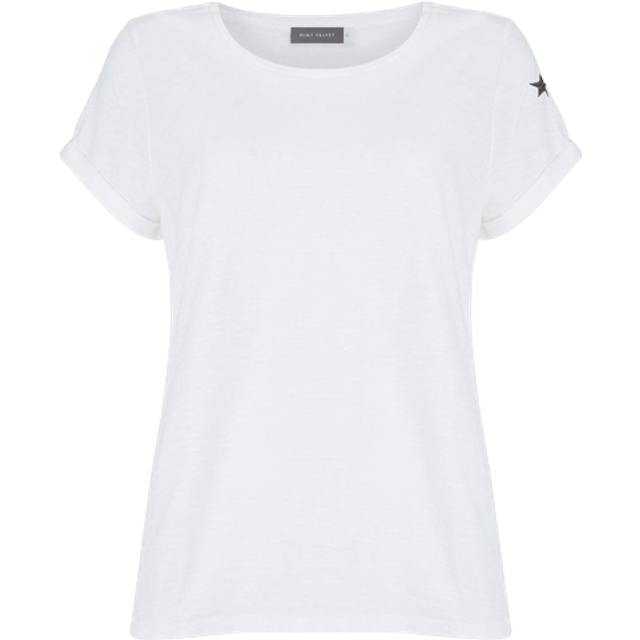 Mint Velvet Cotton Star T-Shirt