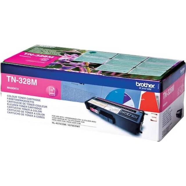 Compatible Brother TN328M Magenta Toner Cartridge