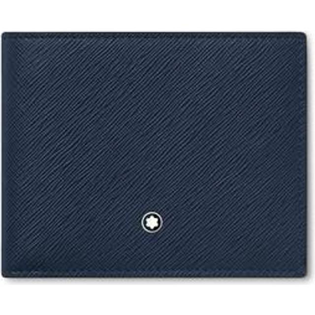 Montblanc Leather Sartorial Bifold Wallet - Blue - One size