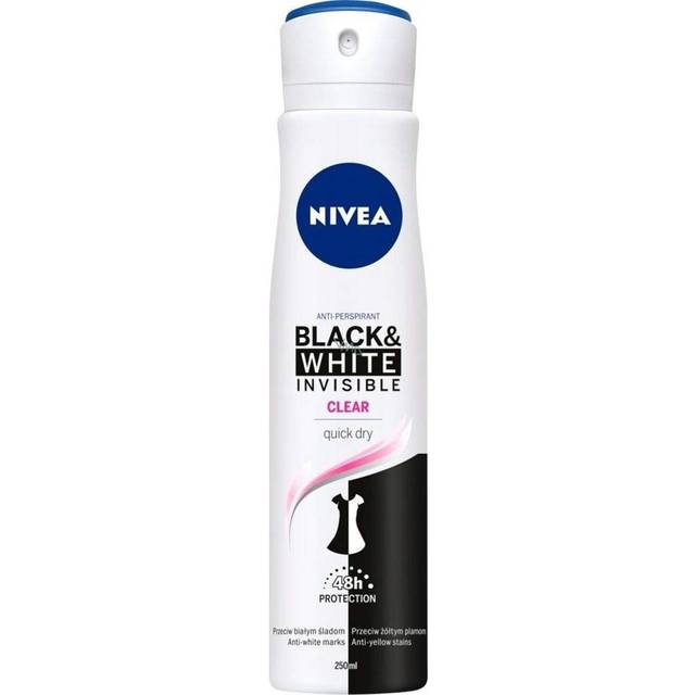 NIVEA Invisible Black & White Clear Antiperspirant i spray för Kvinnor 150 ml