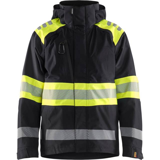 BLÅKLÄDER Skaljacka 44201977 (Kulör: Svart / Varselgul Storlek: 2XL)