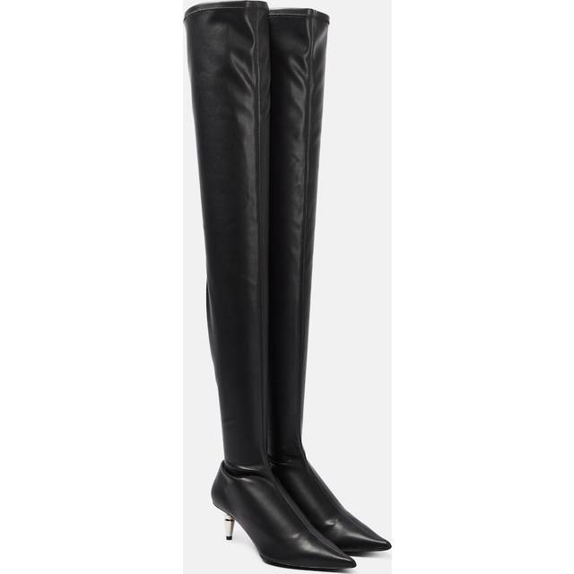 Proenza Schouler Spike leather over-the-knee boots - black (UK 2)