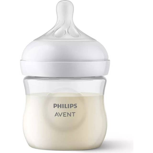Philips Avent Natural Response-nappflaska – nappflaska på 125 ml för nyfödda och äldre, BPA-fri, 0+ månader (modell SCY900/01)