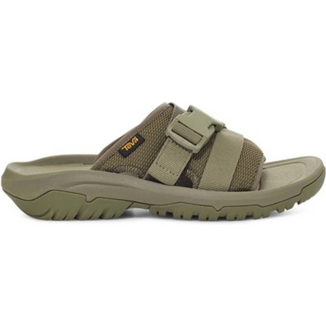 Men's TEVA Hurricane Verge Slide Sandals in Olive, Size 13