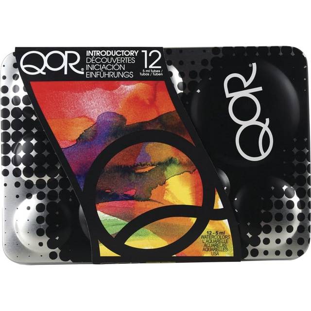 Golden : Qor : Watercolour Paint : Introductory Set of 12 Colours : 5ml Tubes