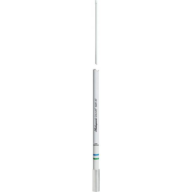 Antenna in ferrule and stainless steel Shakespeare VHF Galaxy 2,4m - 6dB - RG8X+PL259 - Blanc