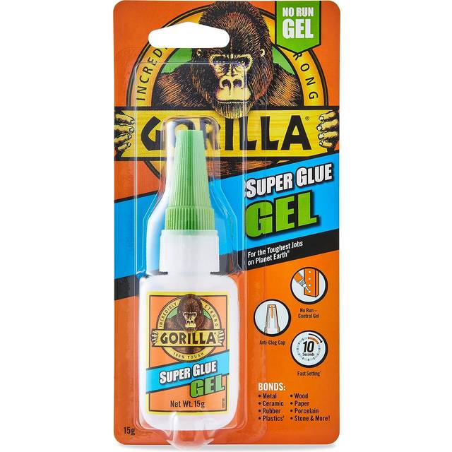 Gorilla Super Glue Gel  15 g  Clear (24 Pack)