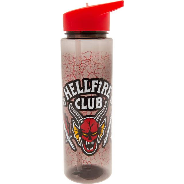 STRANGER THINGS 4 (HELLFIRE CLUB) PLASTIC DRINKS BOTTLE