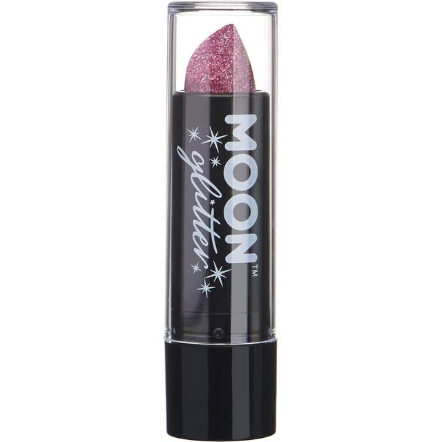 (Pink) Womens Ladies Glitter Lipstick Unisex Party MakeUp