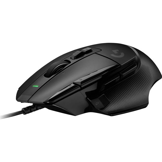 Logitech G G502 X trådbunden gamingmus med LIGHTFORCE hybrid optisk-mekaniska primärbrytare, HERO 25K gaming sensor, kompatibel med PC - macOS/Windows - Svart