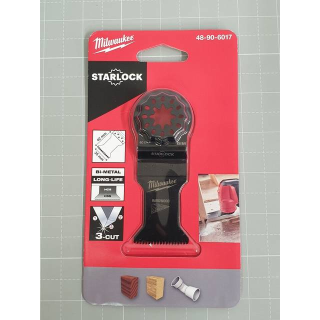 Milwaukee Bi-Metal Starlock Oscillating Multi Tool Plunge Saw Blade 35mm Pack of 1