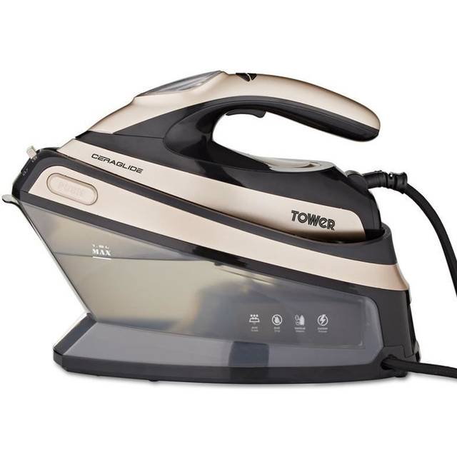 Ceraglide 2400W 1.5L Steam Gen Champagne Gold and Black - Champagne Gold