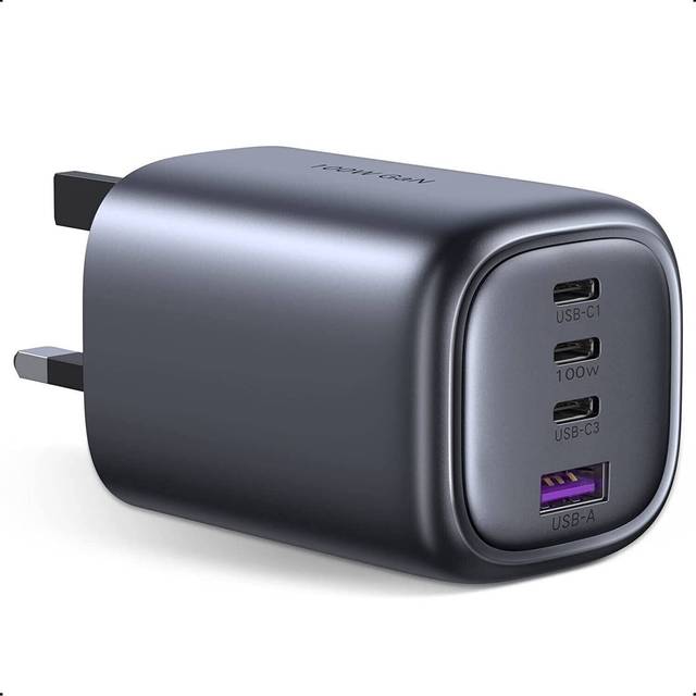 UGREEN Nexode 100W USB C Charger Plug 4-Port GaN Type C Fast Wall Power Adapter also Support 20W Compatible with MacBook...