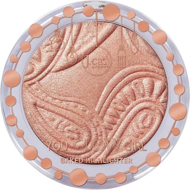 J.CAT BEAUTY You Glow Girl Baked Highlighter - Moon and Back