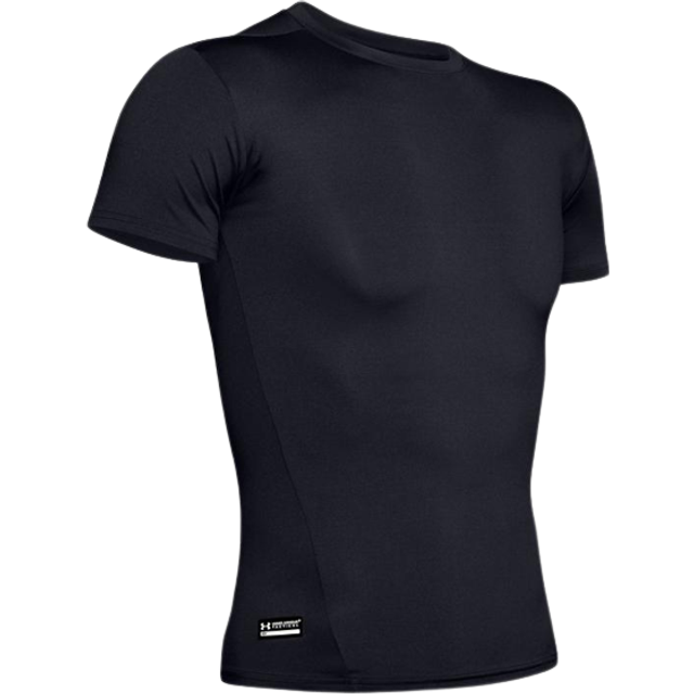 Under Armour herr Ua Tac Hg Comp T kylande och andningsbar löparskjorta för män, atletisk t-shirt med anti-lukt material (paket med 1)