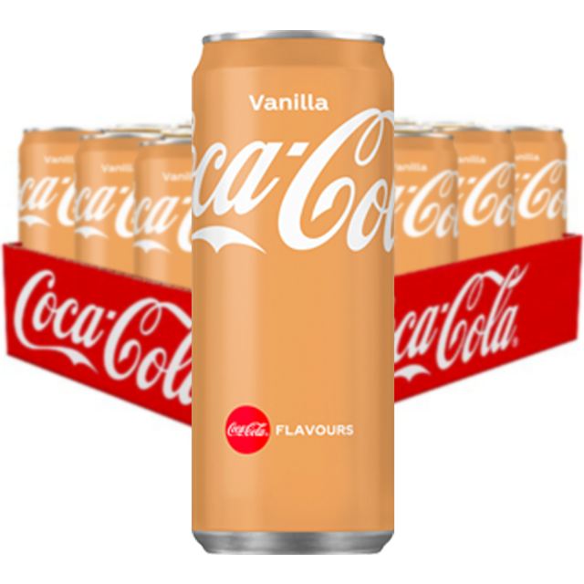 Coca-Cola Vanilla 33cl x 20st (helt flak)