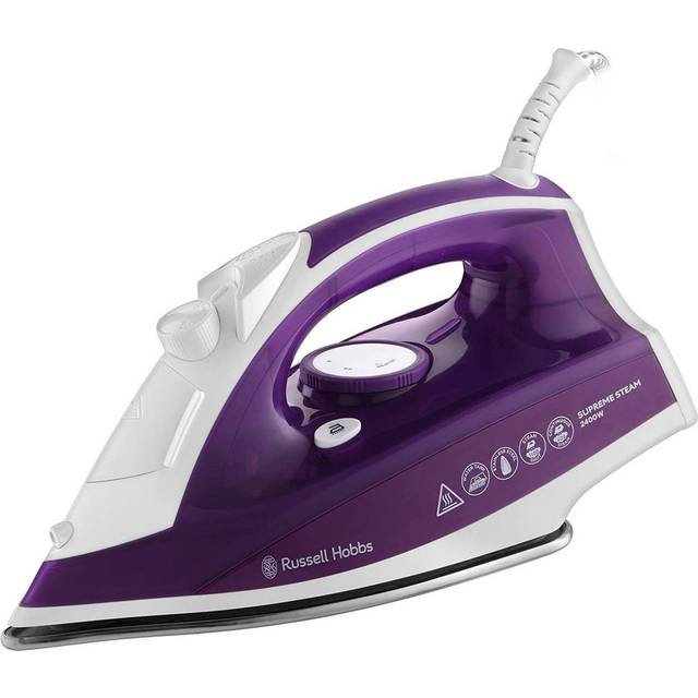 Russell Hobbs Supreme Steam Traditional Iron 2400 W Purple/White (23060)