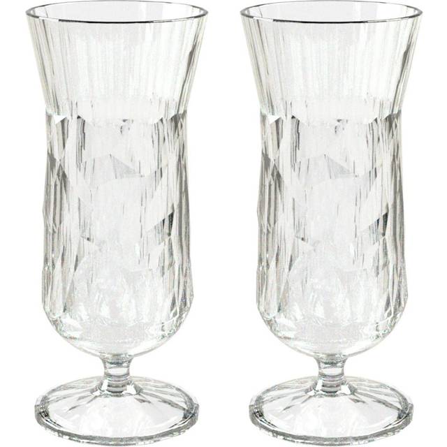 Koziol Club No. 17 Drinkglas Plast 400 ml Crystal Clear 2-pack