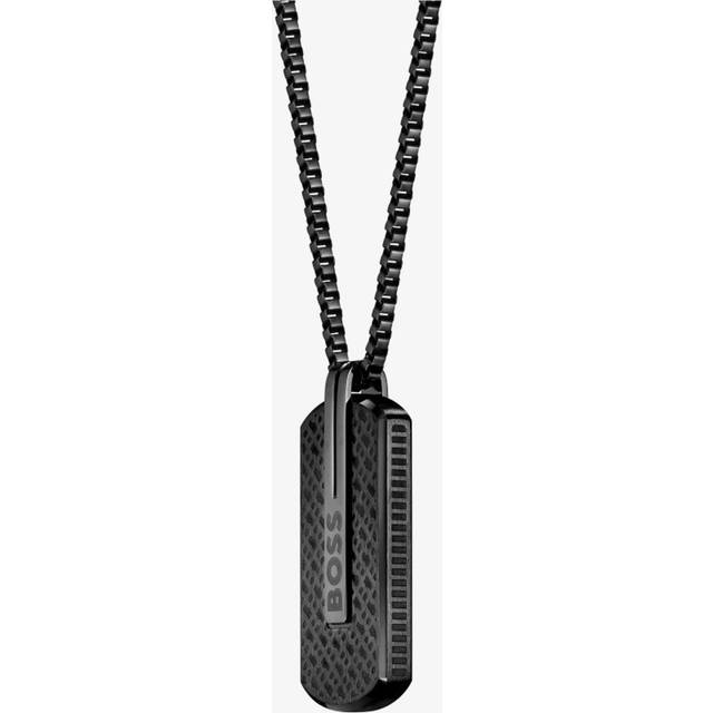 Boss Jewellery  Men&apos;s Black Ion Plated Orlando Necklace