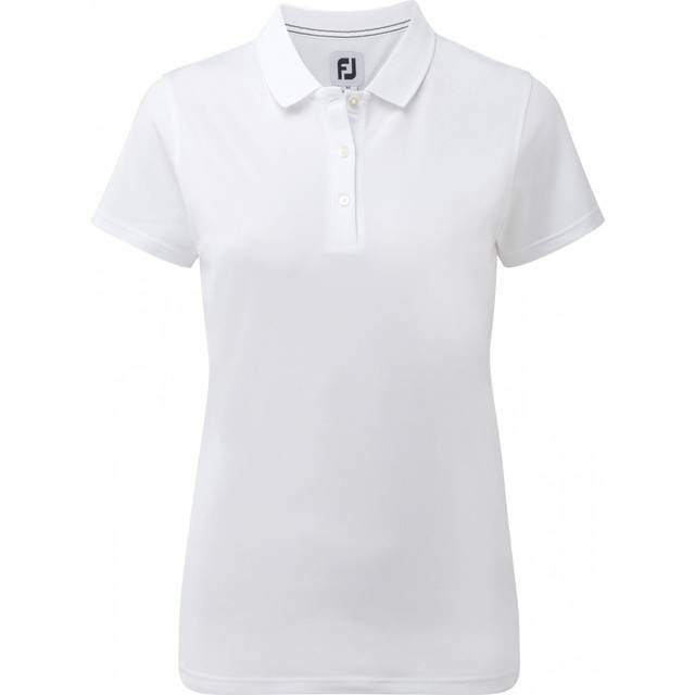 FootJoy Ladies Stretch Golf Pique Shirt - White - 88493 - XXLarge