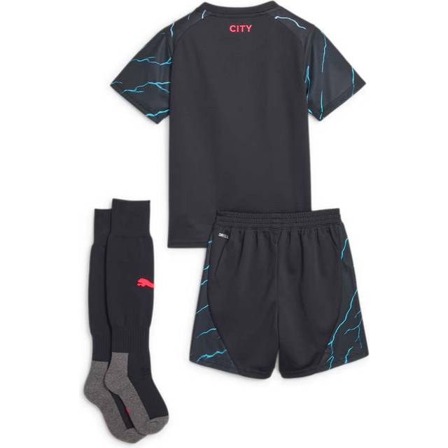 '23-'24 Man City Third Mini Kit Toddler's Navy 1-2 Toddler Polyester Manchester City Made By: Puma