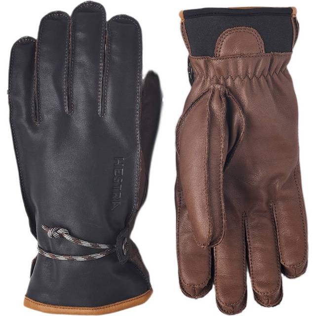 Wakayama 5 Finger, 7, Navy/Brown