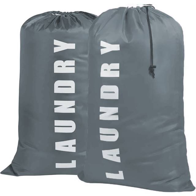 SHEIN 1pc XL Travel Laundry Bag, Dirty Clothes Organizer Large Enough To Hold 4 Loads Of Laundry Easy Fit A Laundry Hamper Or Basket Grey Dress Pants Shoes