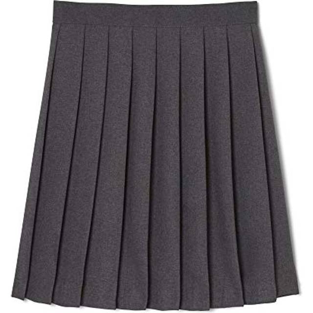 French Toast Girls' Pleated Skirt  Heather Gray  10 Big Girls