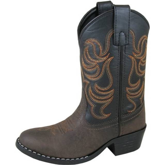 Smoky Mountain Children Boys Monterey Western Cowboy Boots Brown/Black  1.5M