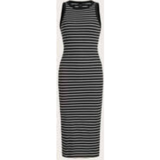 SHEIN Striped Print Bodycon Tank Dress
