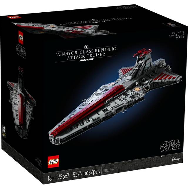 LEGO Star Wars™ Venator-Class Republic Attack Cruiser™ 75367 Byggset (5 374 delar)