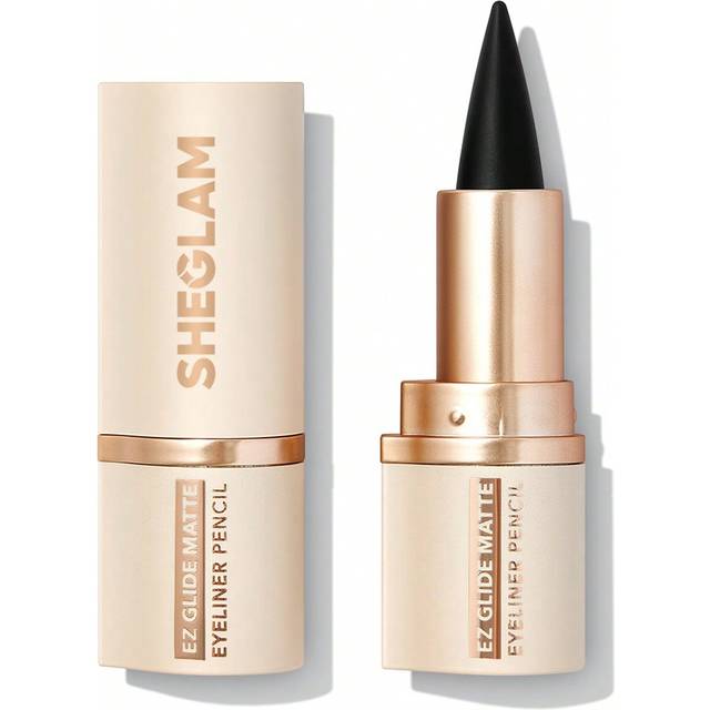 Ez Glide Matt Eyeliner Pencil HöGpigmenterad Svart RöKiga Eyes Matt Eyeliner Penna Smetskyddad LåNgvarig Ultrafin Eyeliner Blendbar SläT Cat Eye Eye M (En-Storlek)