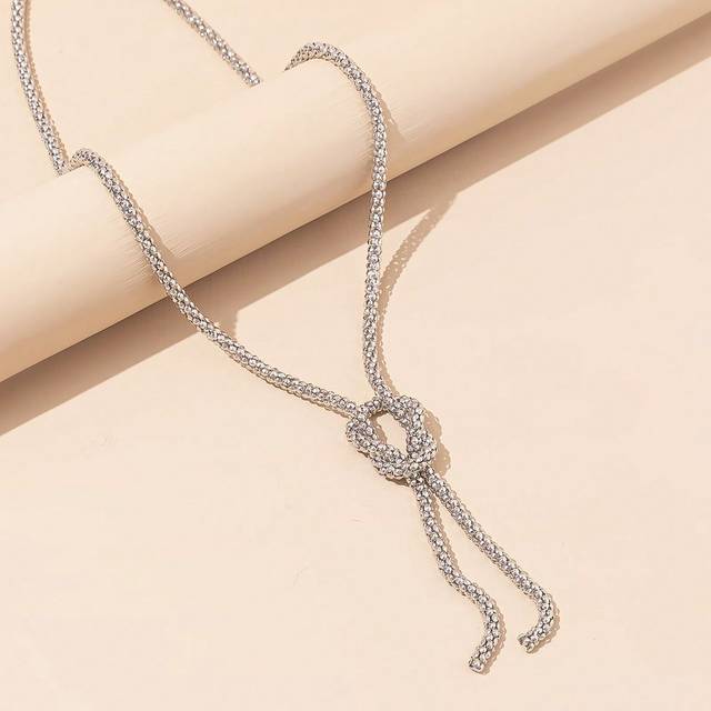 SHEIN Minimalist Y Lariat Necklace