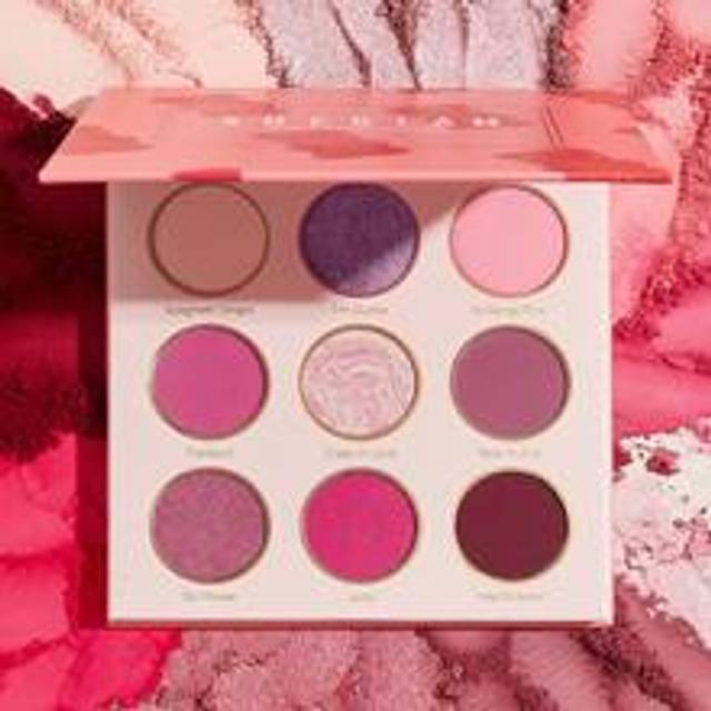SHEGLAM Love Candy Palette 9-Clolor Shimmer Metallic Matte Eyeshadow Palette Shiny Pink Dusty Mauve. Ultra Pigmented Soft Blendable Y2K Styling Eyeshadow Chri