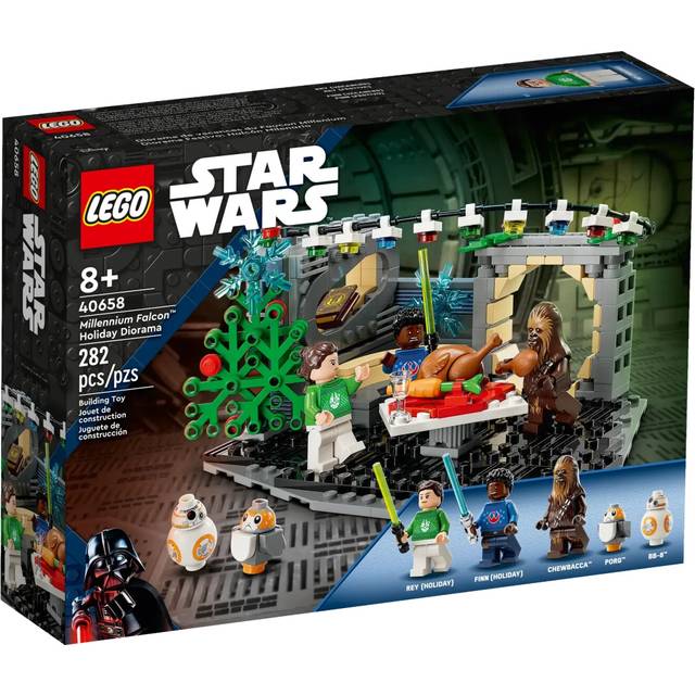 LEGO Star Wars Millennium Falcon Holiday Diorama Promotional Set 40658