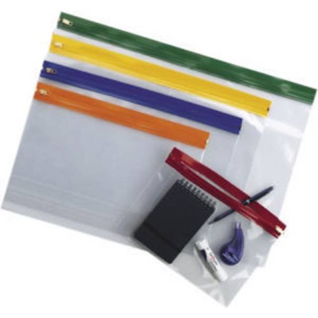 Snopake Zippa-bag A4 Plus 'S' Classic Foolscap Yellow Pack 25
