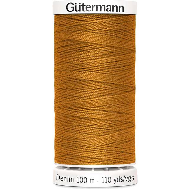 Gutterman Denimtråd 100 m Rost Brun