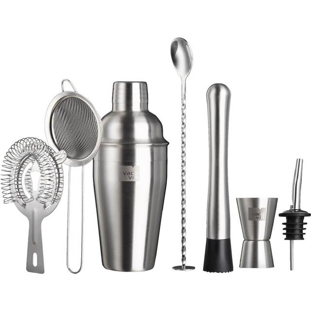 7-piece stainless steel cocktail set Vacu Vin - Argenté - One size
