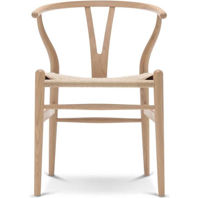 Carl Hansen & Søn CH24 Y-stol Såpad ek-naturflätad