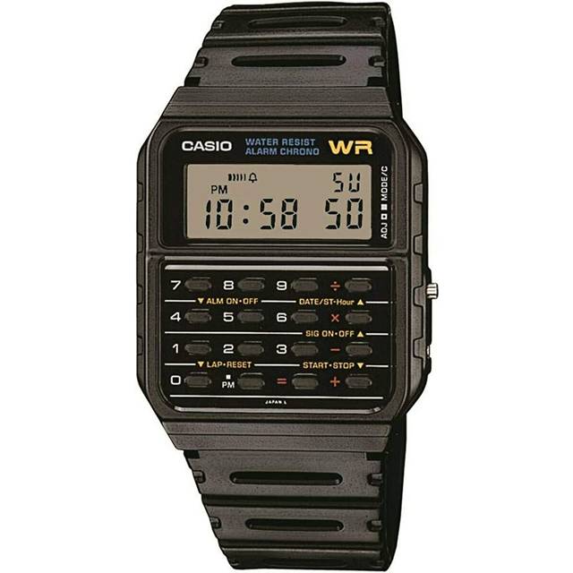 CASIO Male YOUTH Japan / South Korea Fashion Waterproof Mens Black Digital CA-53W-1Z - Free