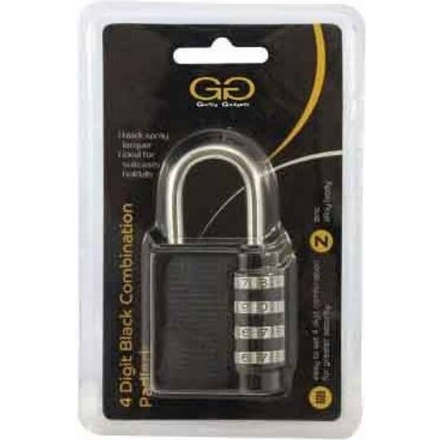Blackspur 4 Digit Black Combination Padlock