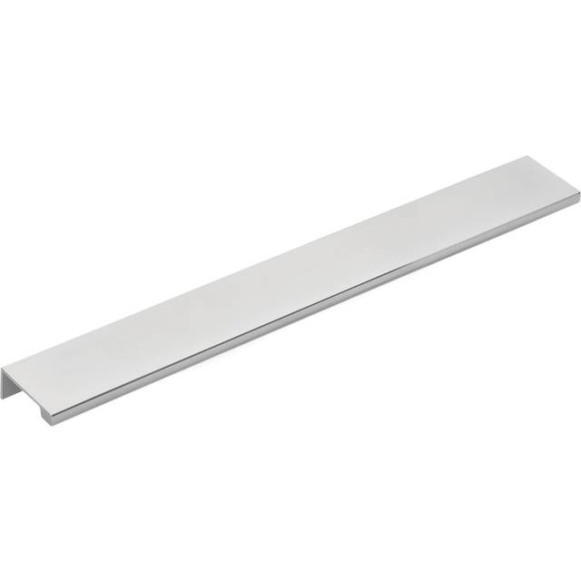 Emtek 87150US26 12 in. Center to Center Cabinet Edge Pull, Bright Chrome