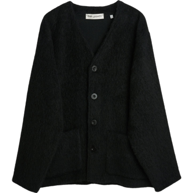 Our Legacy Brushed Knit Cardigan - 50/L - Black