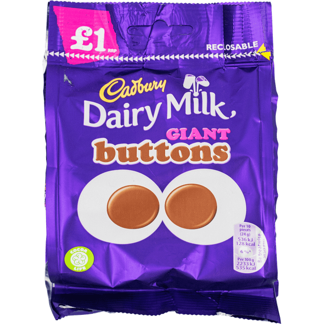 Cadbury Dairy Milk Giant Buttons 95g