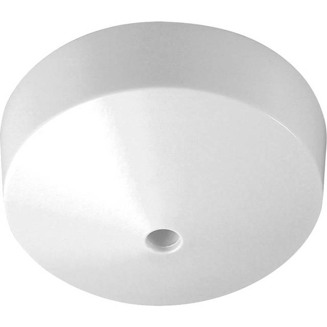 MK Ceiling Rose 4 Terminal in White Plastic
