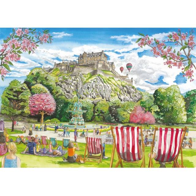 Gibsons Edinburgh Jigsaw Puzzles (2 x 500 Pieces)